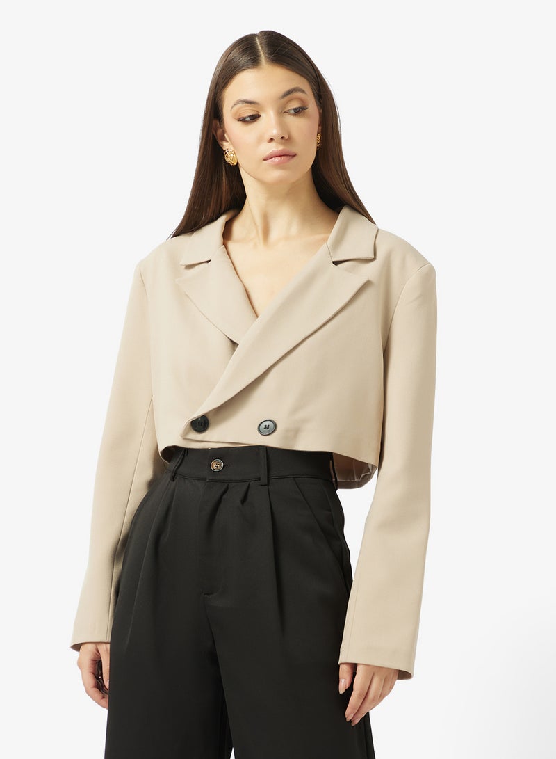ELLA Cropped Blazer - Image 1